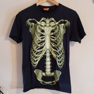 Child small Glow skeleton Halloween shirt
